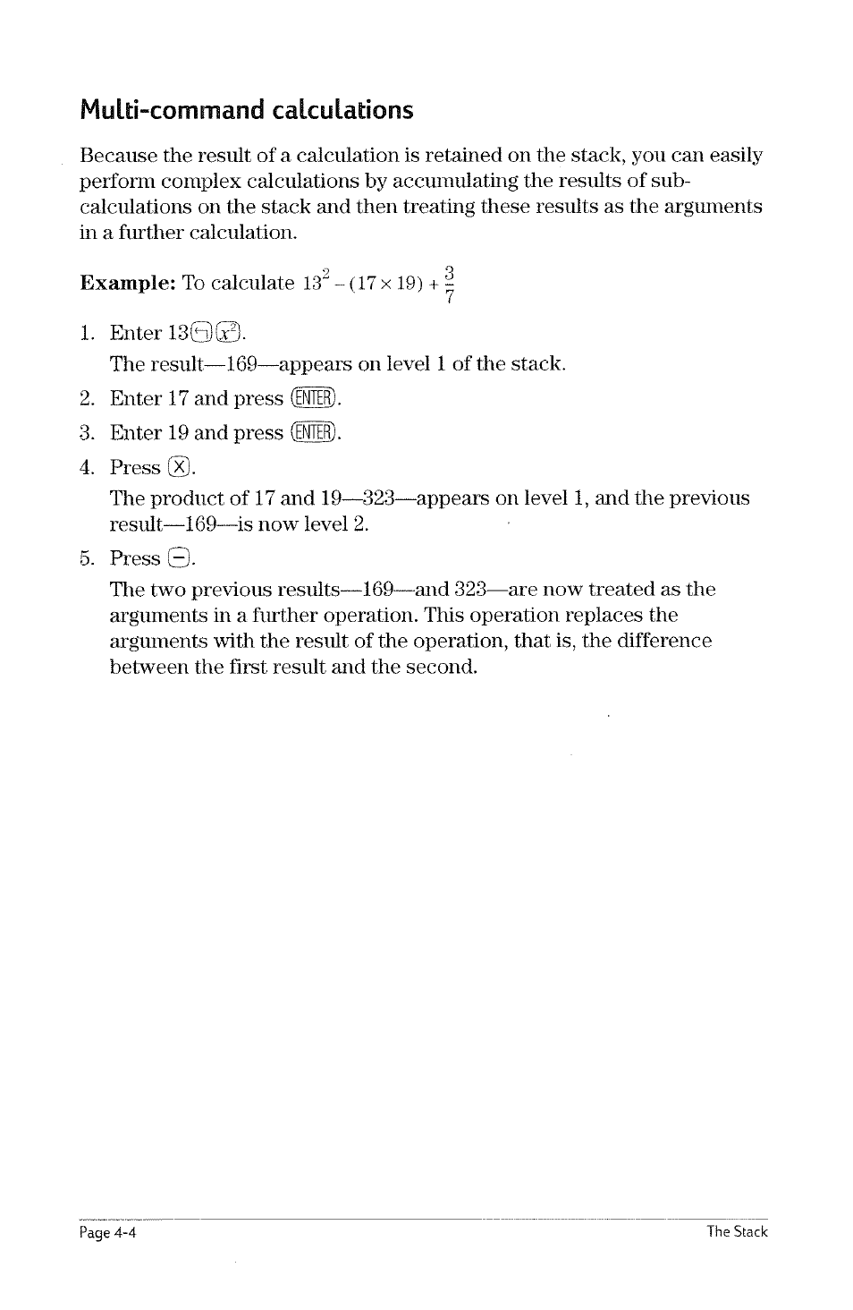 Using a multi-argument command, Using a one-argument command -2, Method 1 | Method 2 | HP 49g Graphing Calculator User Manual | Page 40 / 199