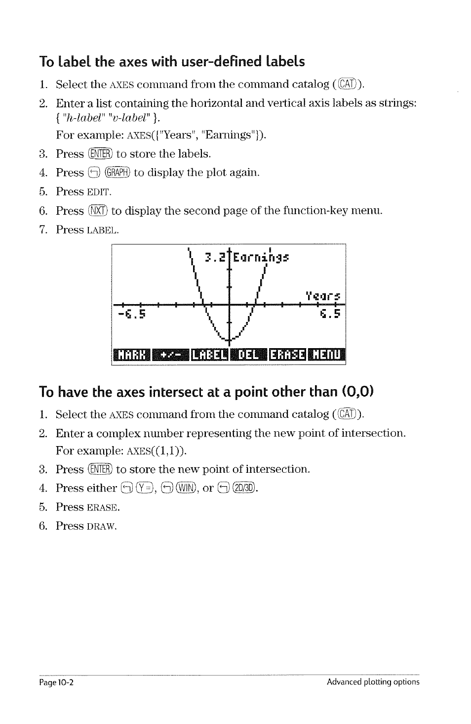 Chapter 10 | HP 49g Graphing Calculator User Manual | Page 94 / 199