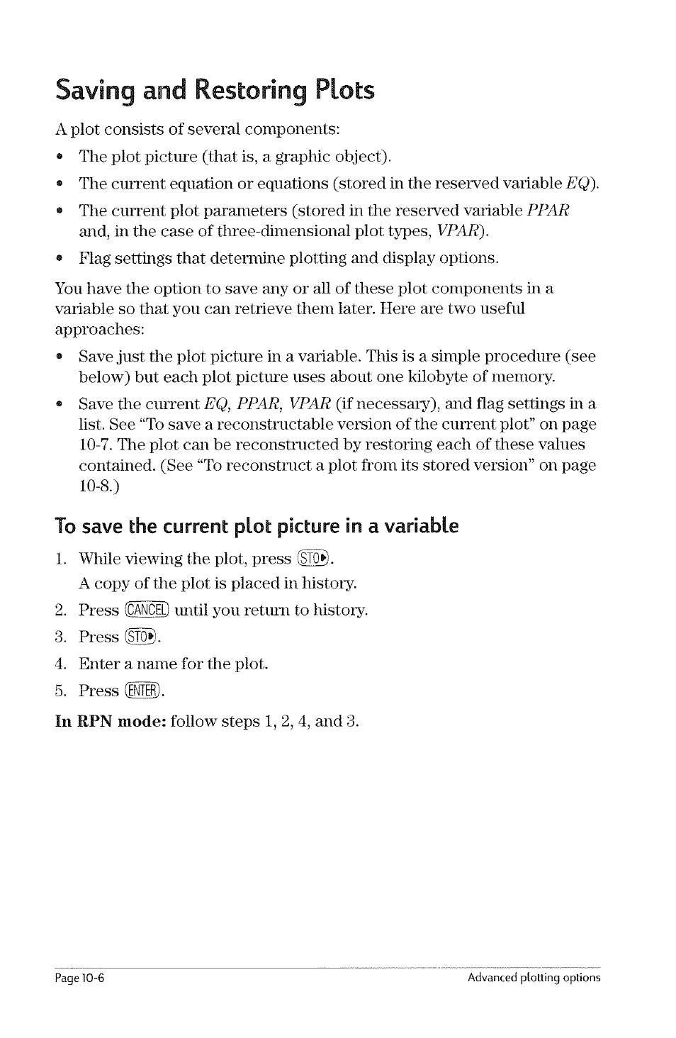 HP 49g Graphing Calculator User Manual | Page 98 / 199