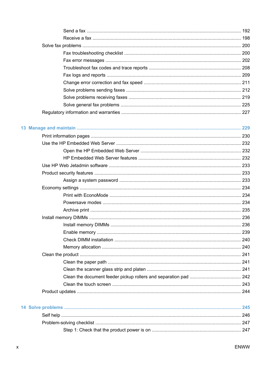 HP LaserJet Pro 300 Color MFP M375 User Manual | Page 12 / 344
