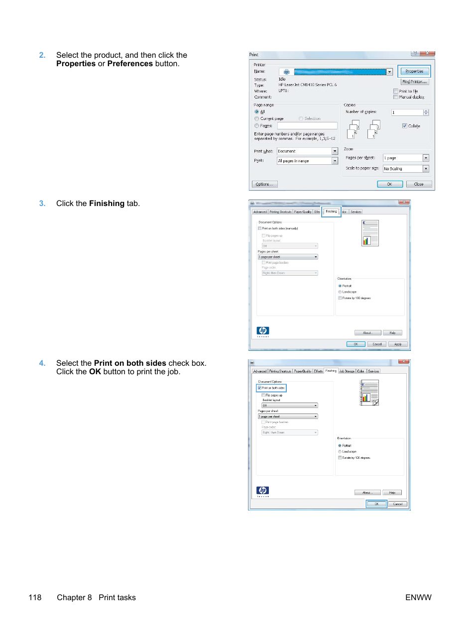 HP LaserJet Pro 300 Color MFP M375 User Manual | Page 134 / 344