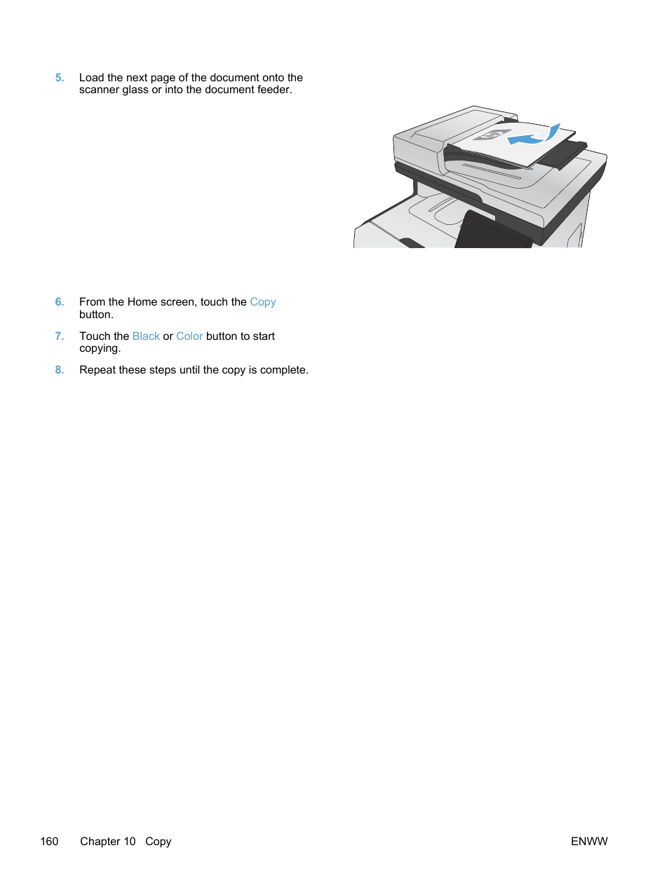 HP LaserJet Pro 300 Color MFP M375 User Manual | Page 176 / 344