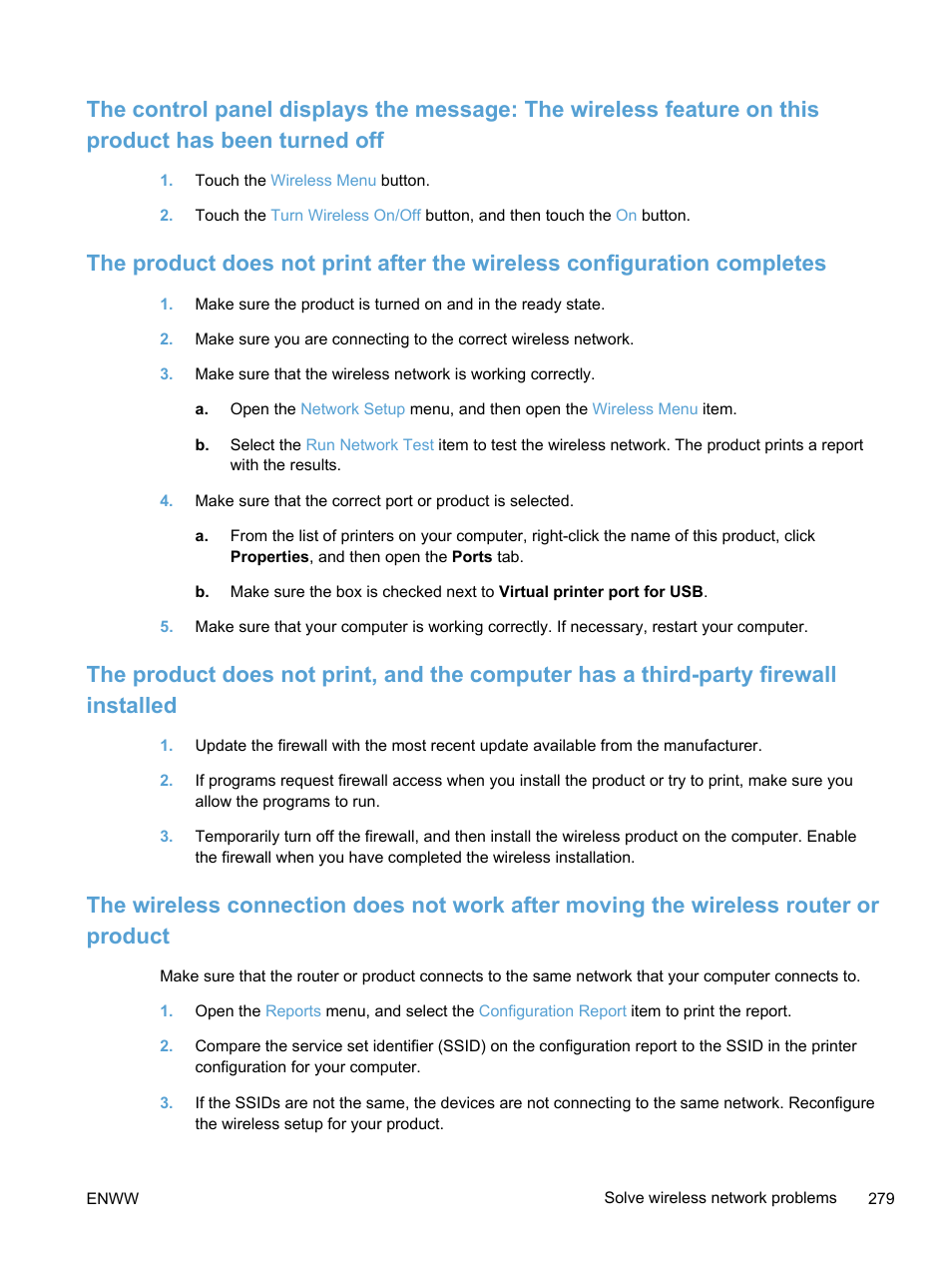 HP LaserJet Pro 300 Color MFP M375 User Manual | Page 295 / 344