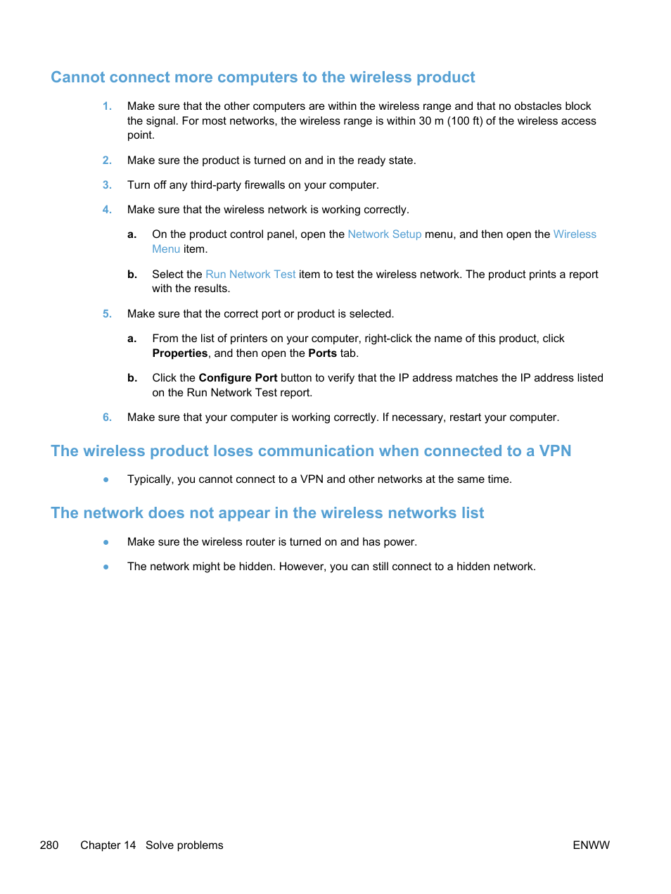 HP LaserJet Pro 300 Color MFP M375 User Manual | Page 296 / 344