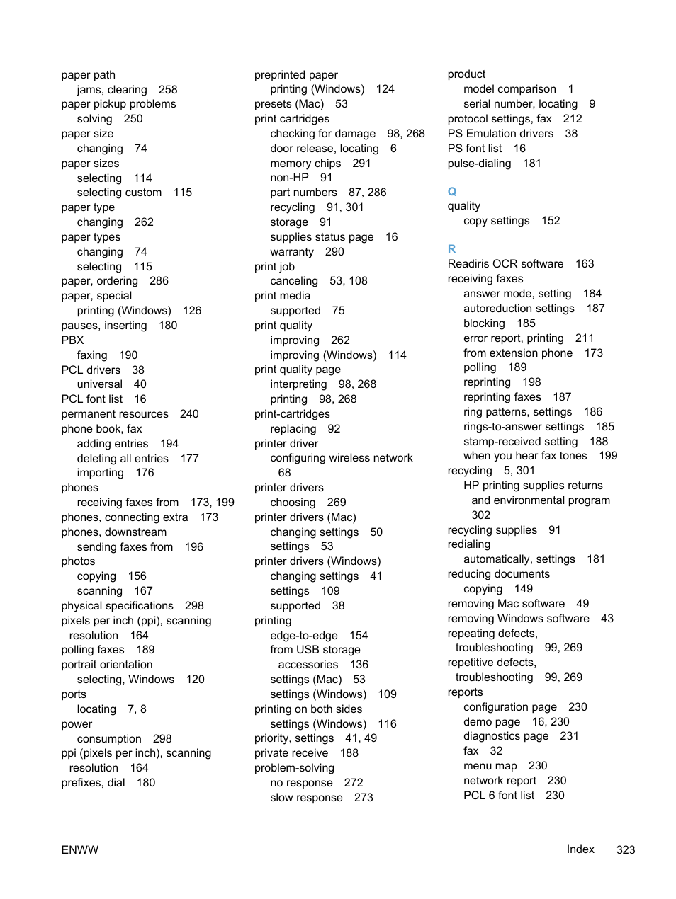 HP LaserJet Pro 300 Color MFP M375 User Manual | Page 339 / 344