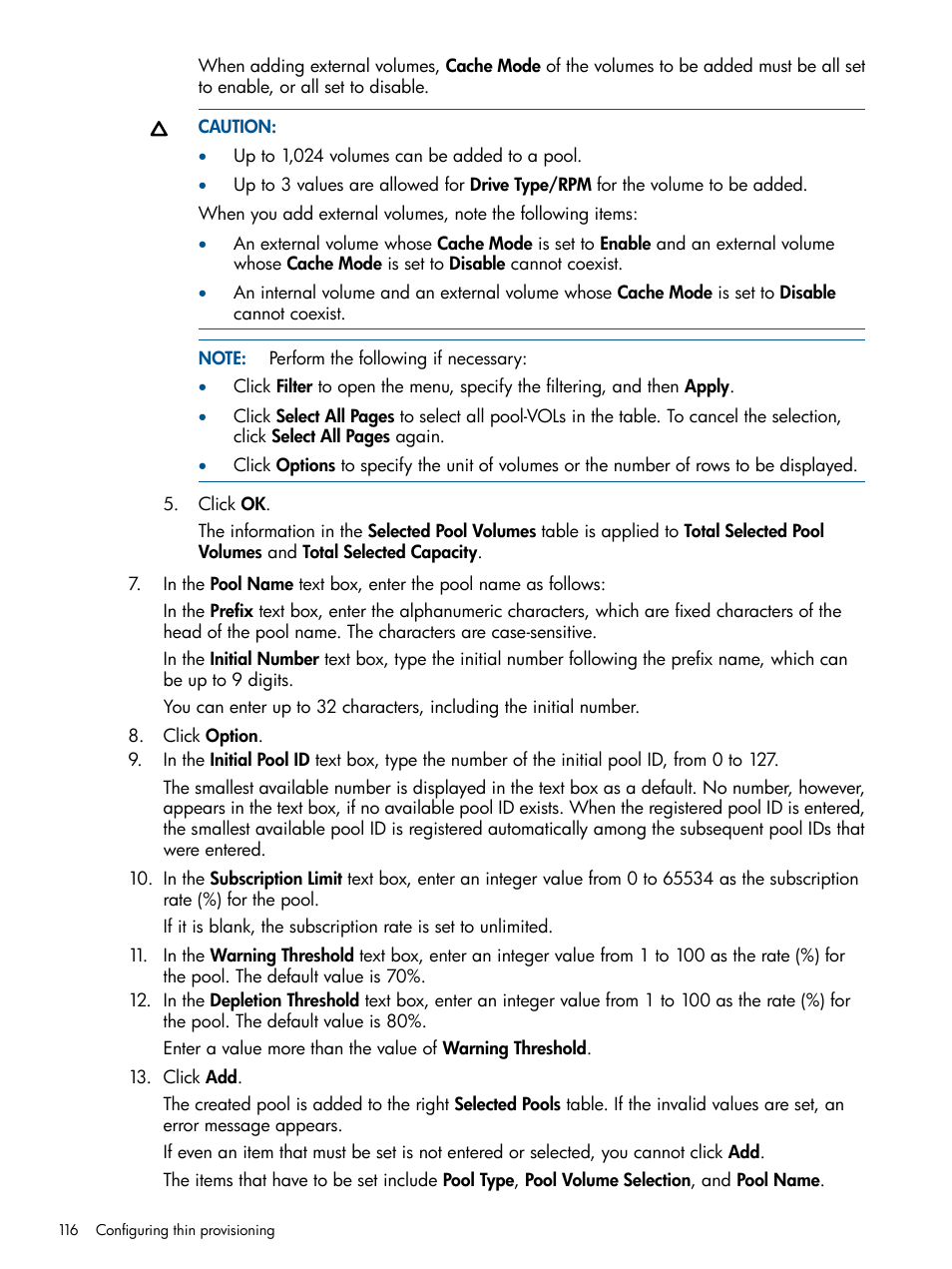 HP XP P9500 Storage User Manual | Page 116 / 411