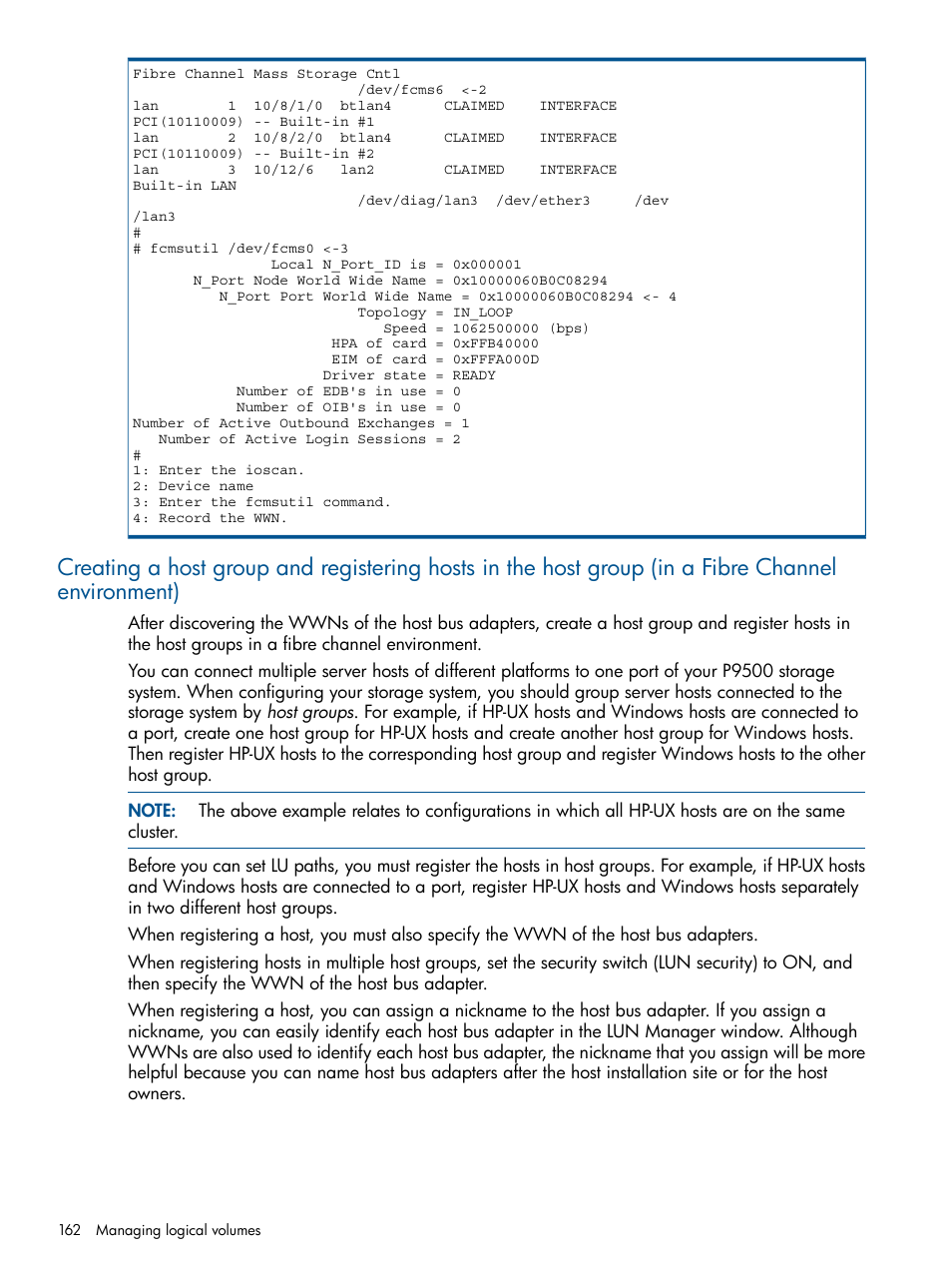HP XP P9500 Storage User Manual | Page 162 / 411