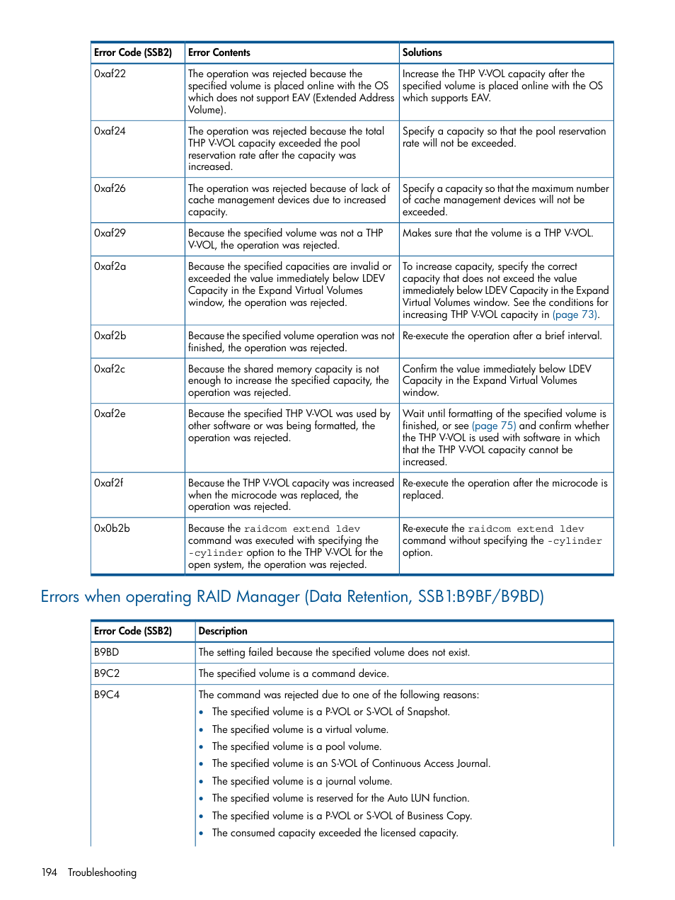 HP XP P9500 Storage User Manual | Page 194 / 411
