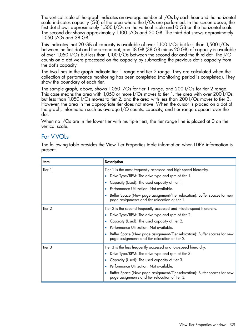 For v-vols | HP XP P9500 Storage User Manual | Page 321 / 411