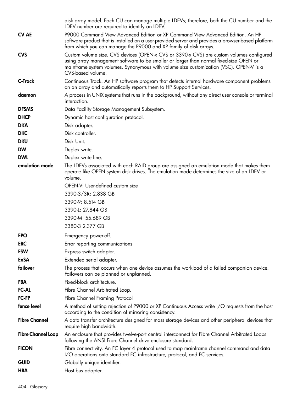 HP XP P9500 Storage User Manual | Page 404 / 411