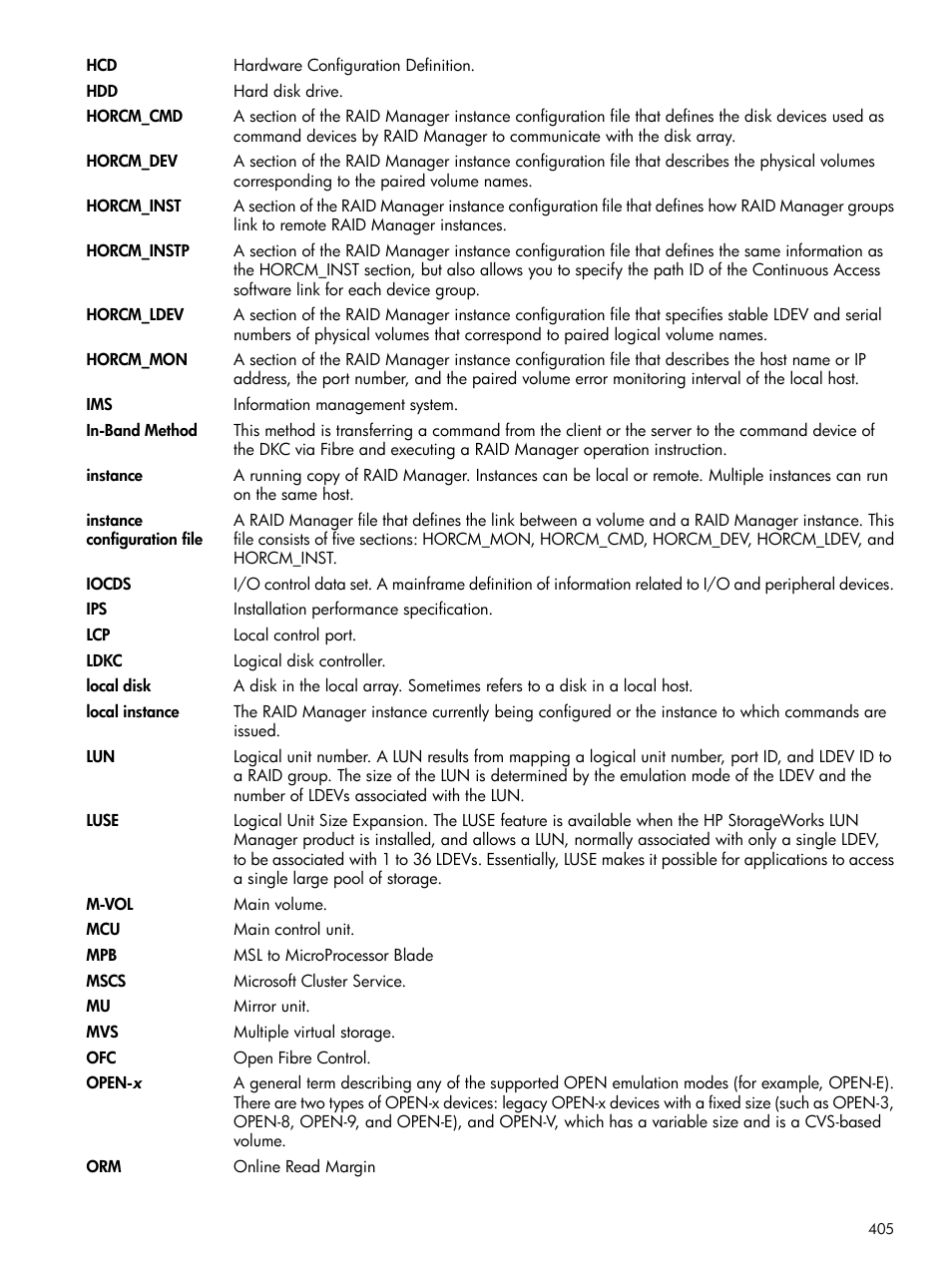 HP XP P9500 Storage User Manual | Page 405 / 411