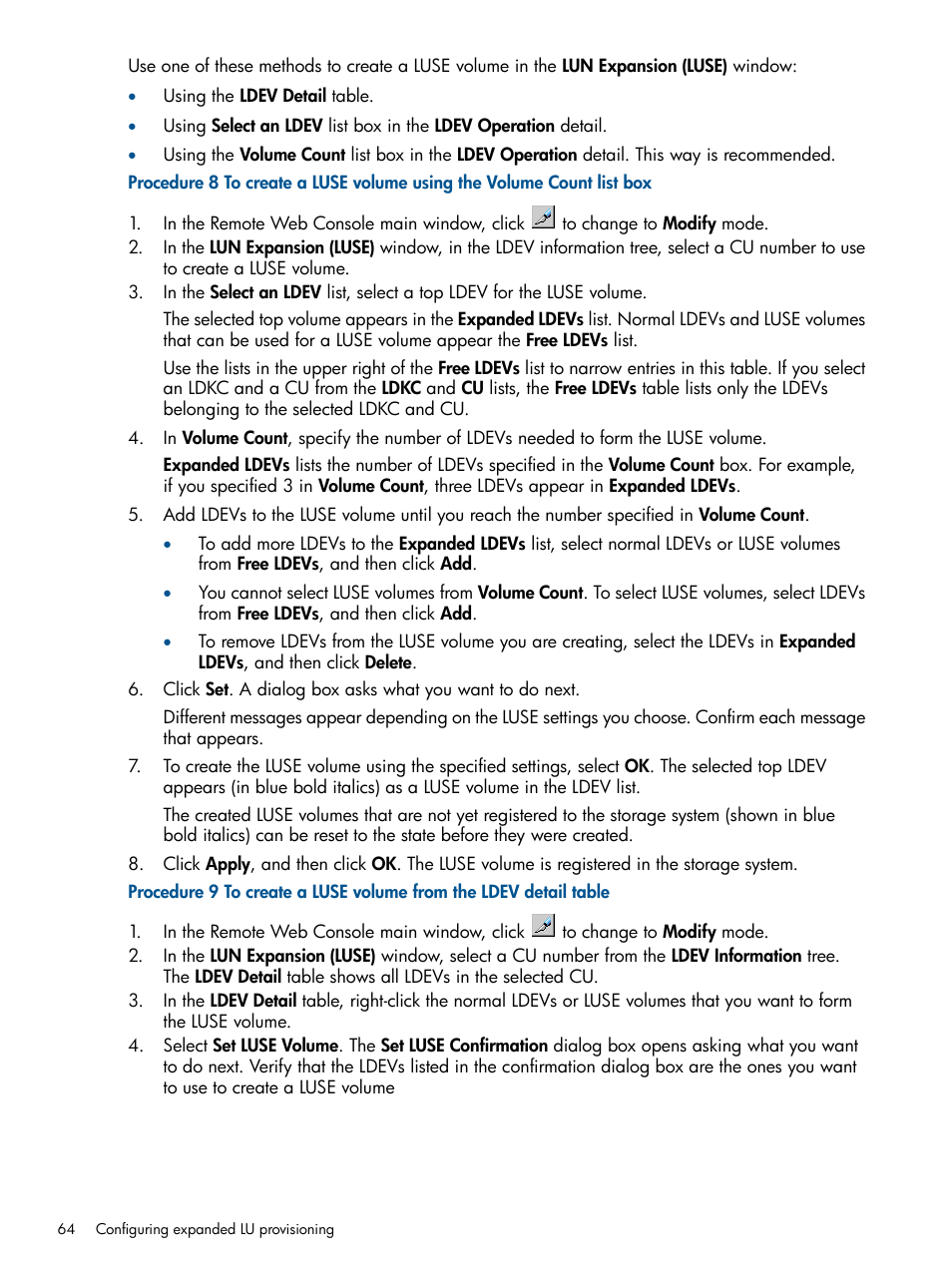 HP XP P9500 Storage User Manual | Page 64 / 411