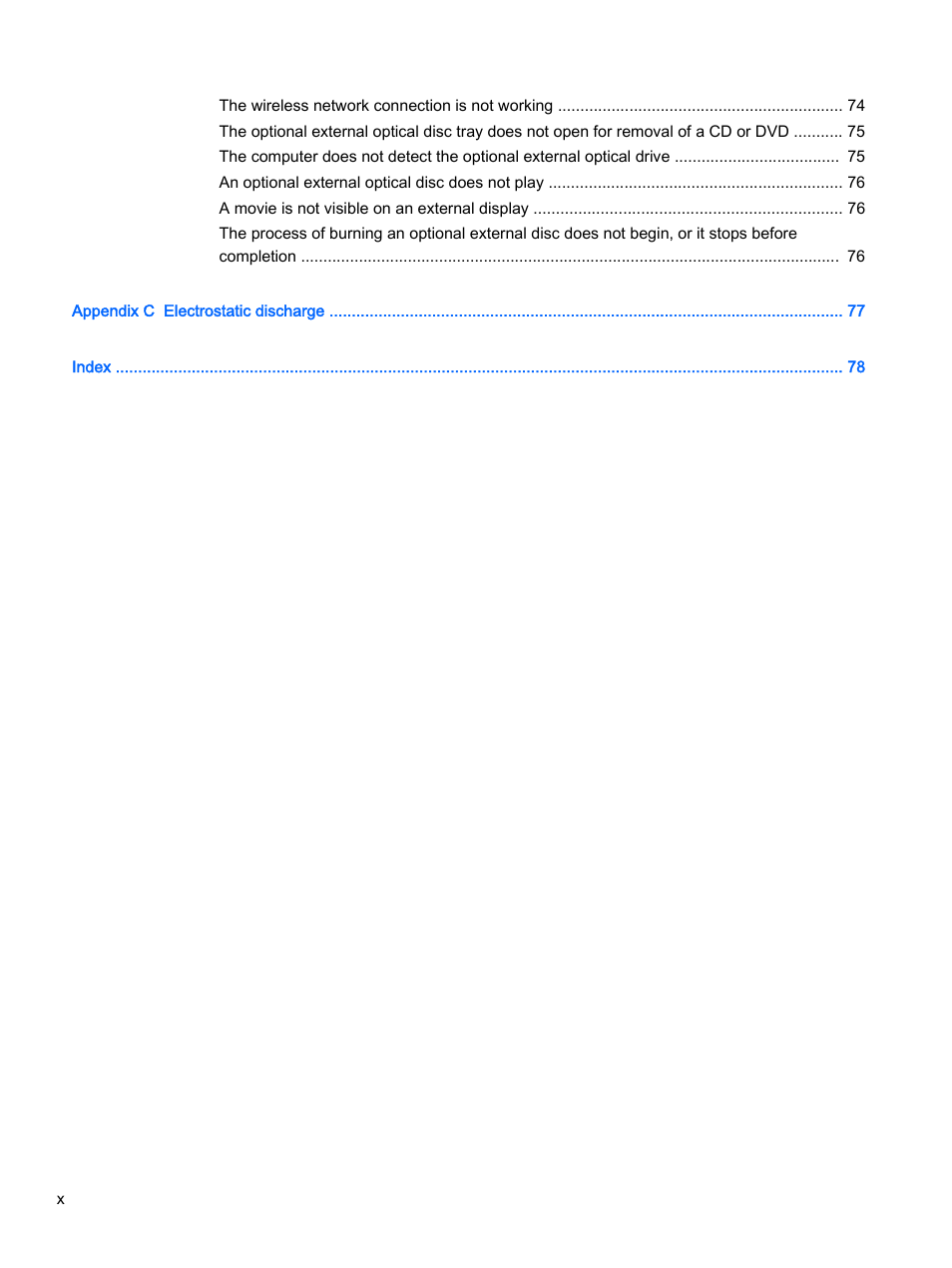 HP EliteBook Folio 1040 G1 Notebook PC User Manual | Page 10 / 90