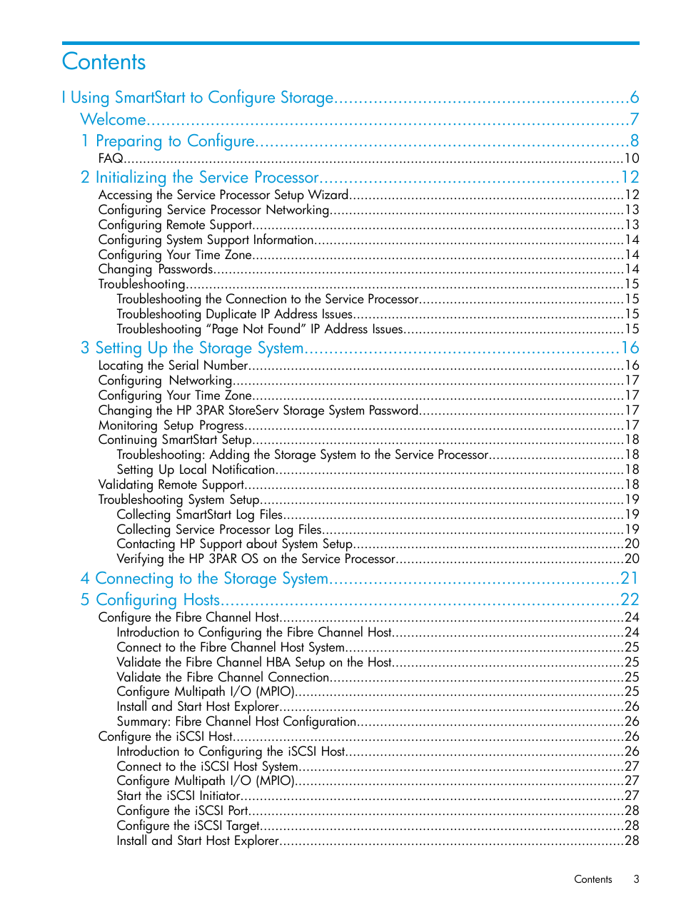 HP 3PAR Operating System Software User Manual | Page 3 / 61