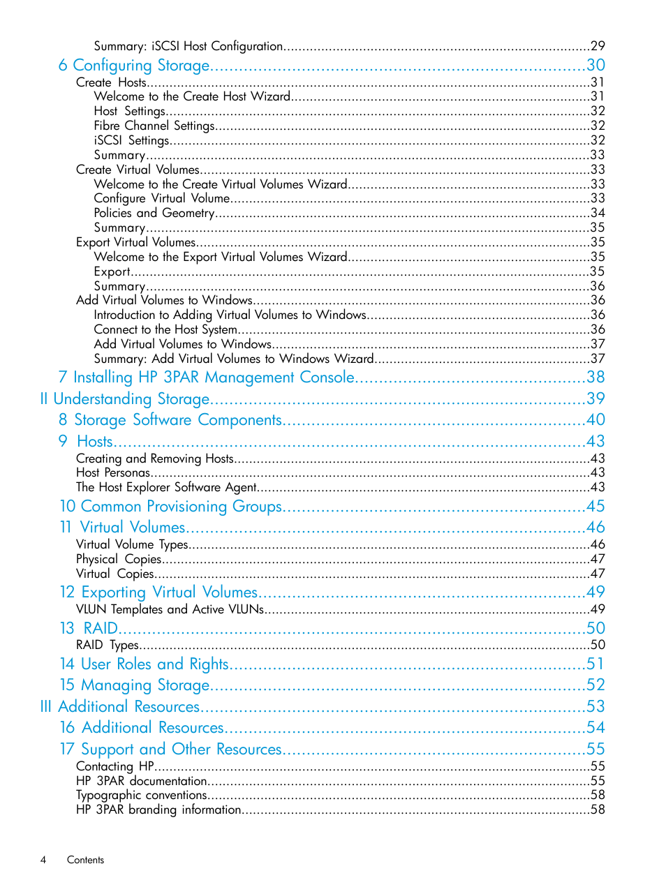 HP 3PAR Operating System Software User Manual | Page 4 / 61