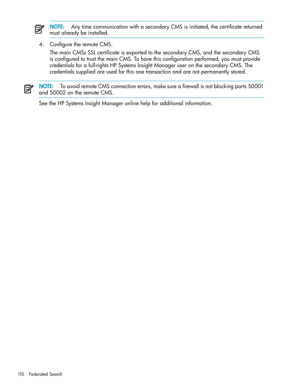 HP Systems Insight Manager User Manual | Page 110 / 253