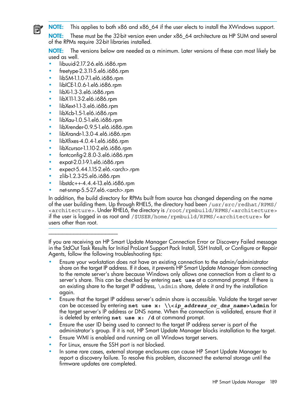 HP Systems Insight Manager User Manual | Page 189 / 253