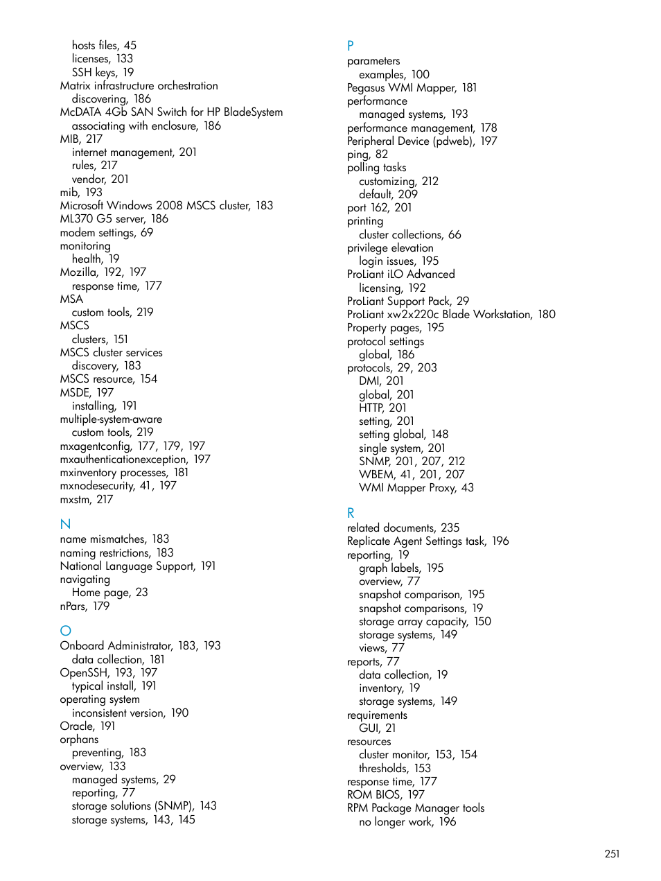 HP Systems Insight Manager User Manual | Page 251 / 253