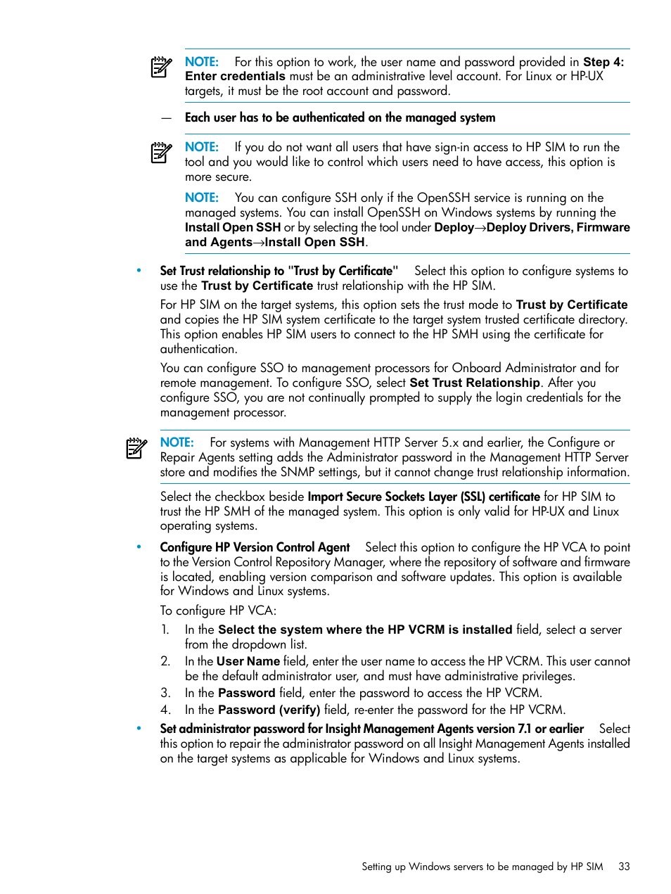 HP Systems Insight Manager User Manual | Page 33 / 253