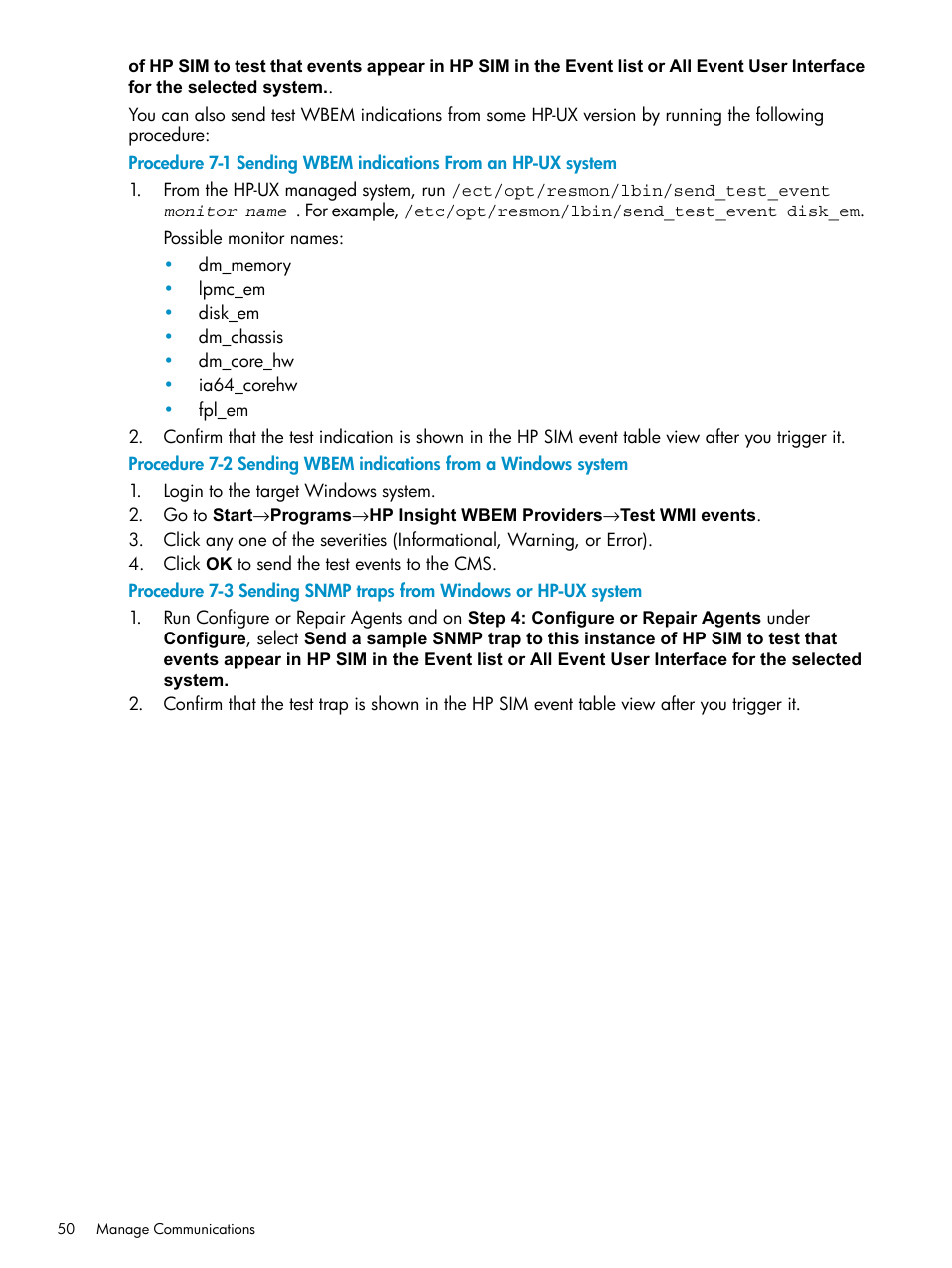 HP Systems Insight Manager User Manual | Page 50 / 253