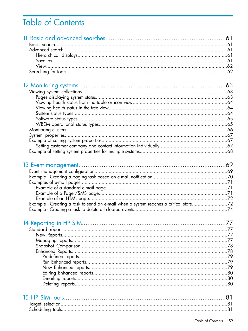 HP Systems Insight Manager User Manual | Page 59 / 253