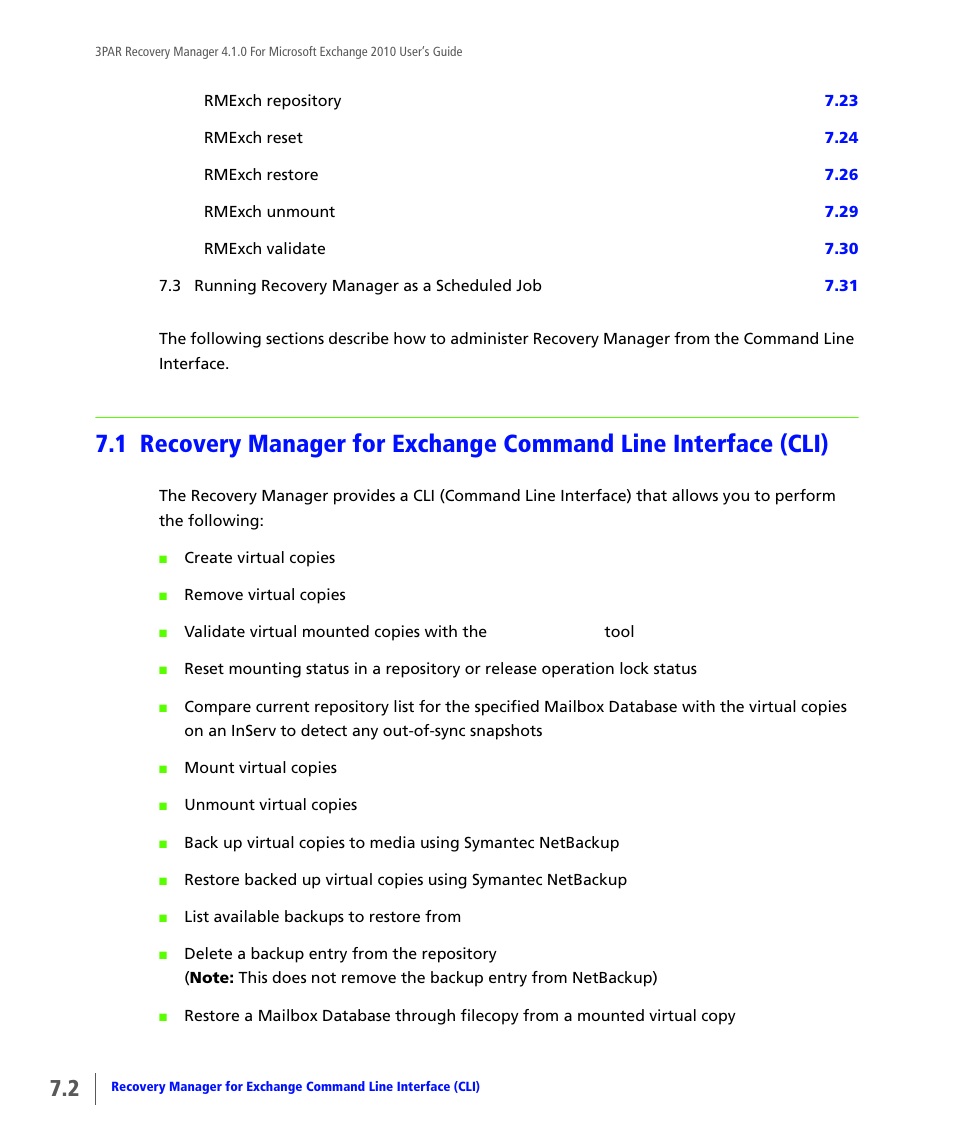 HP 3PAR Application Software Suite for Microsoft Exchange User Manual | Page 60 / 164