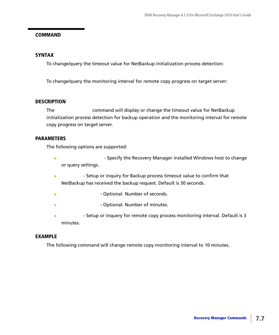 HP 3PAR Application Software Suite for Microsoft Exchange User Manual | Page 65 / 164