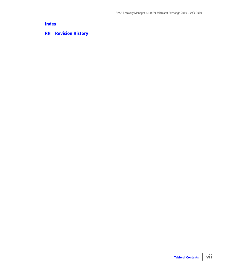 HP 3PAR Application Software Suite for Microsoft Exchange User Manual | Page 7 / 164