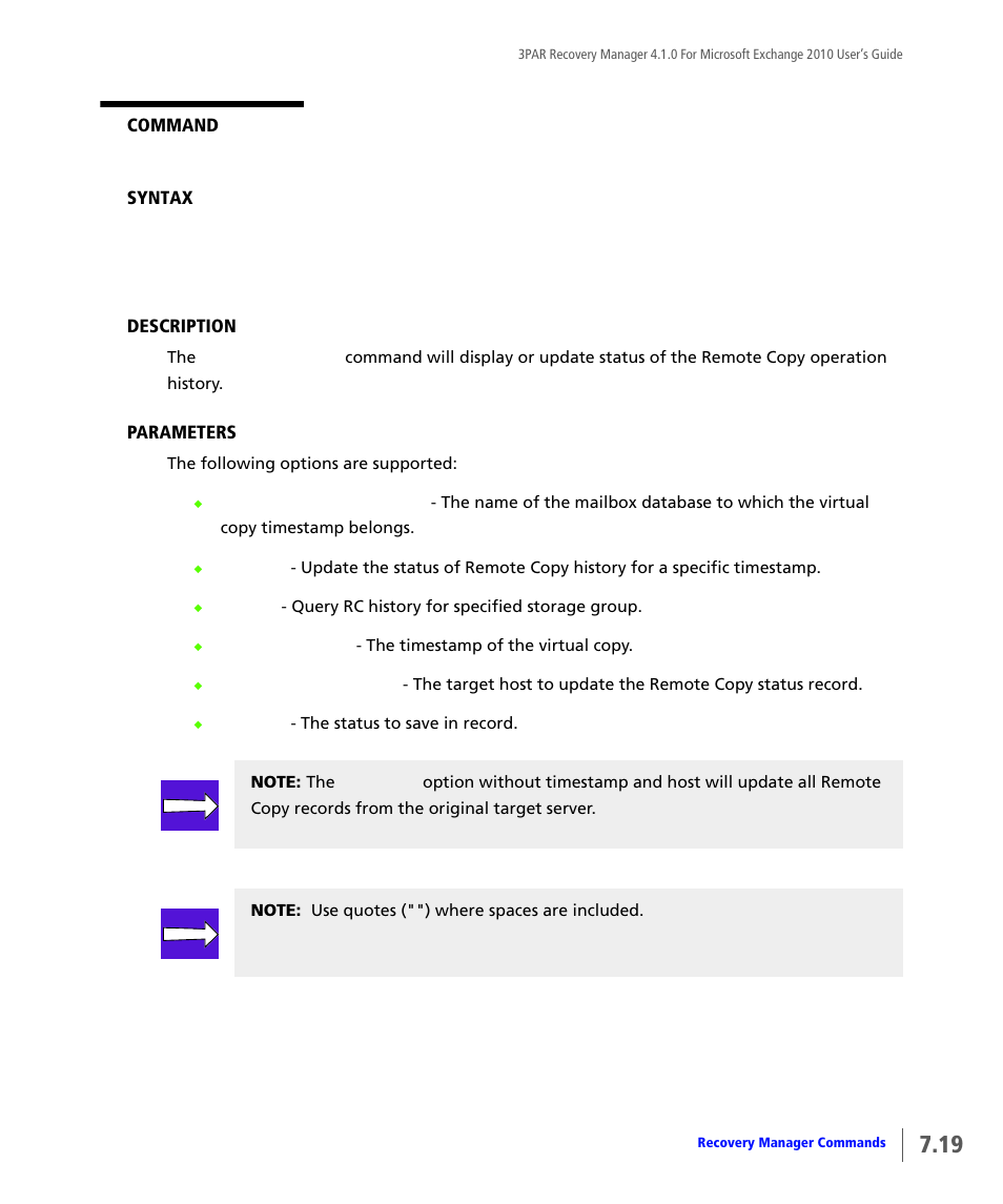 HP 3PAR Application Software Suite for Microsoft Exchange User Manual | Page 77 / 164