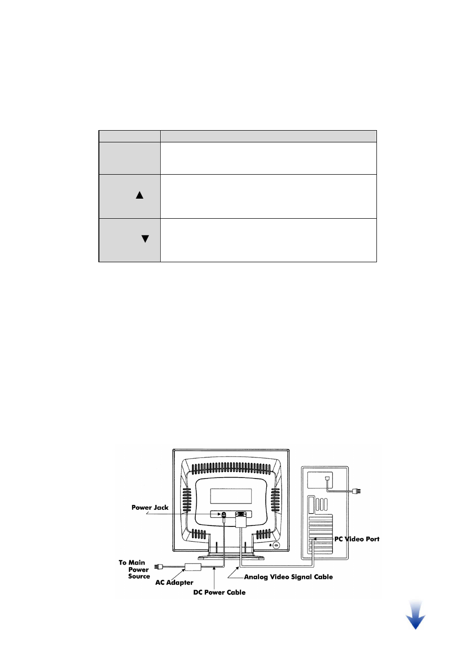 Connecting your monitor | HP Pavilion vf51 15 inch Flat Panel Monitor User Manual | Page 8 / 35