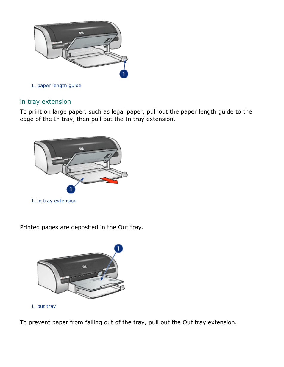 In tray | HP Deskjet 5850 Color Inkjet Printer User Manual | Page 107 / 217