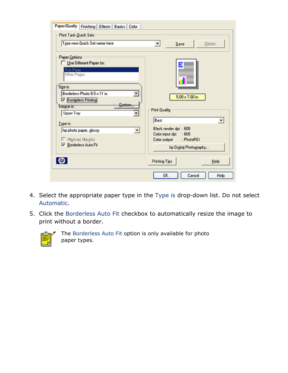 HP Deskjet 5850 Color Inkjet Printer User Manual | Page 117 / 217