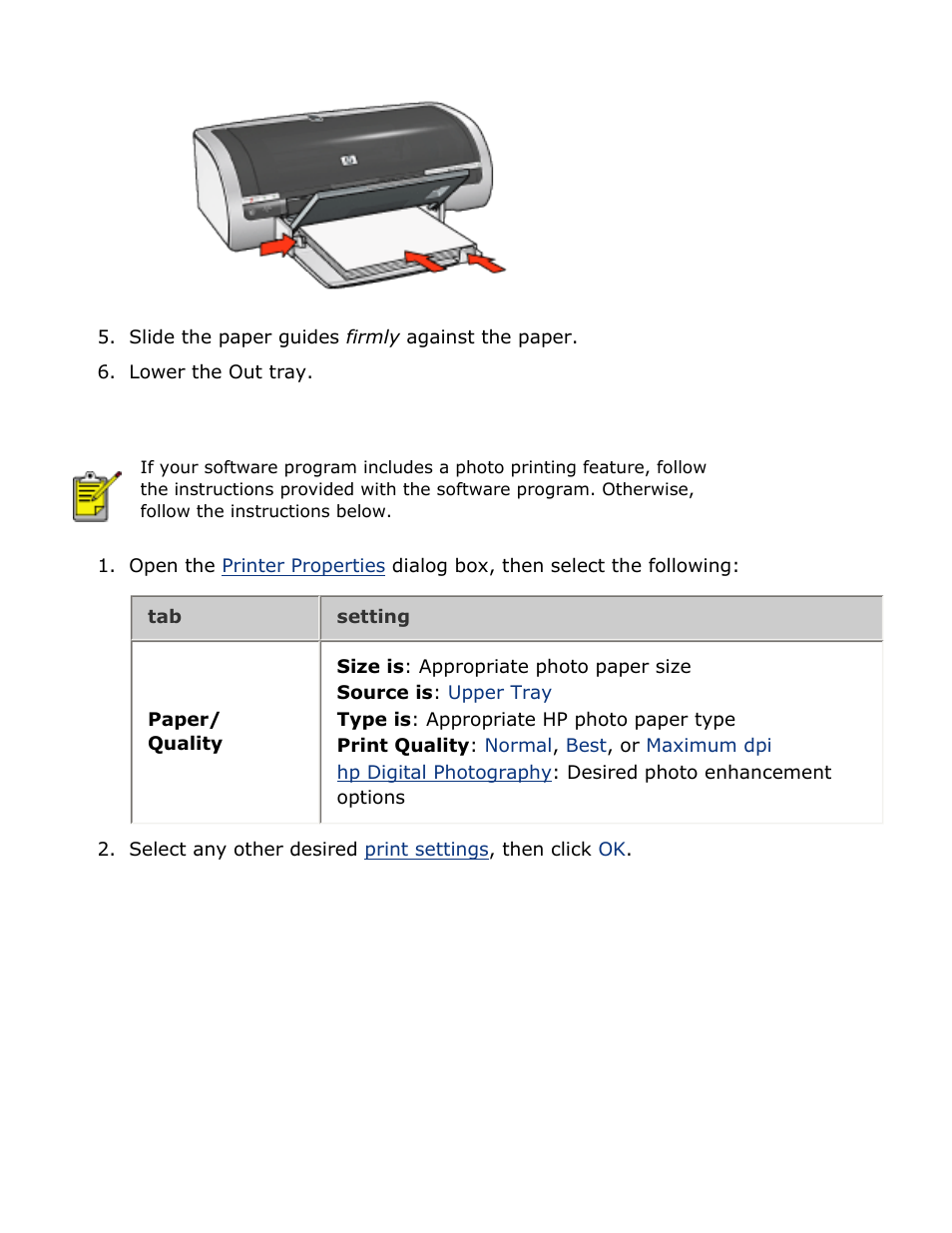 HP Deskjet 5850 Color Inkjet Printer User Manual | Page 168 / 217