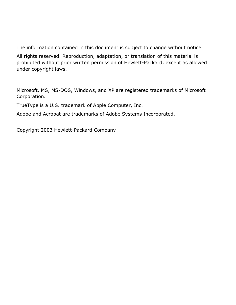 Notices and acknowledgements | HP Deskjet 5850 Color Inkjet Printer User Manual | Page 3 / 217