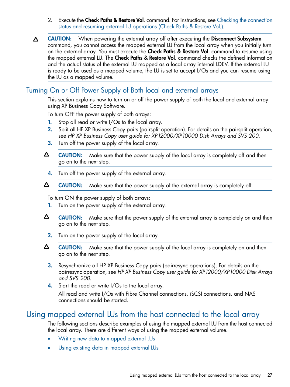 HP StorageWorks XP Remote Web Console Software User Manual | Page 27 / 169