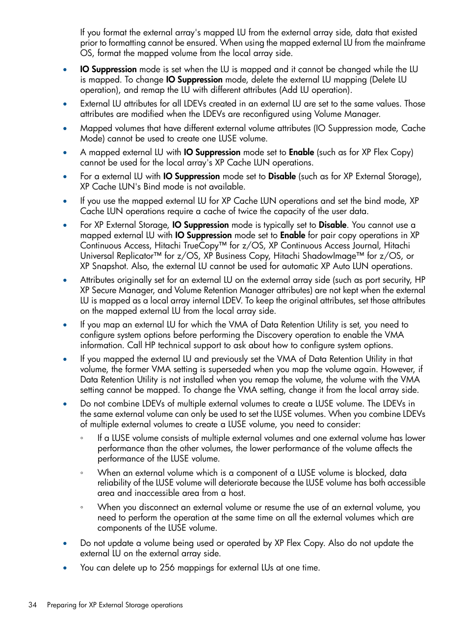 HP StorageWorks XP Remote Web Console Software User Manual | Page 34 / 169