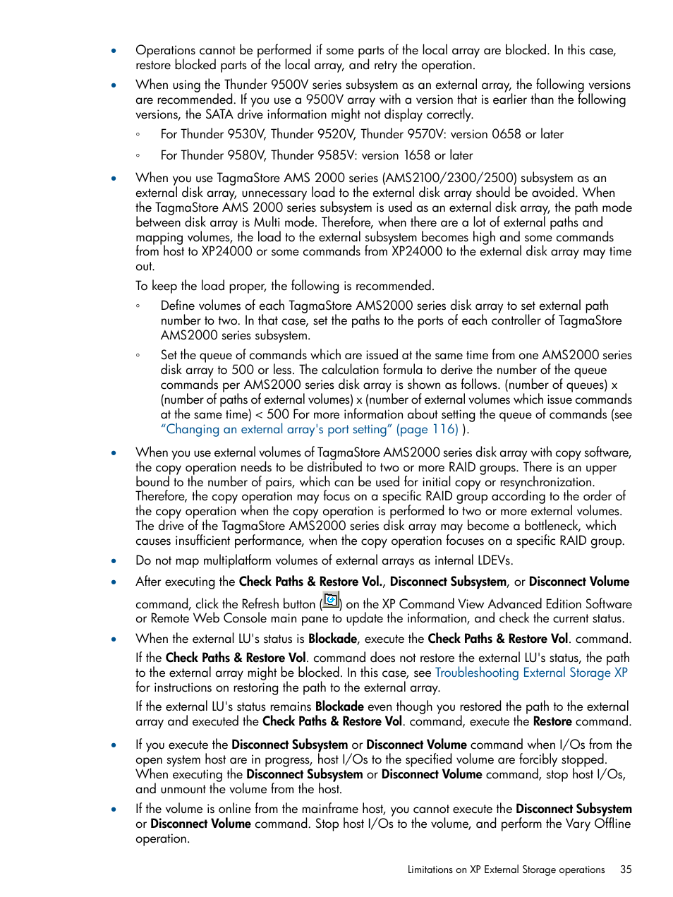 HP StorageWorks XP Remote Web Console Software User Manual | Page 35 / 169