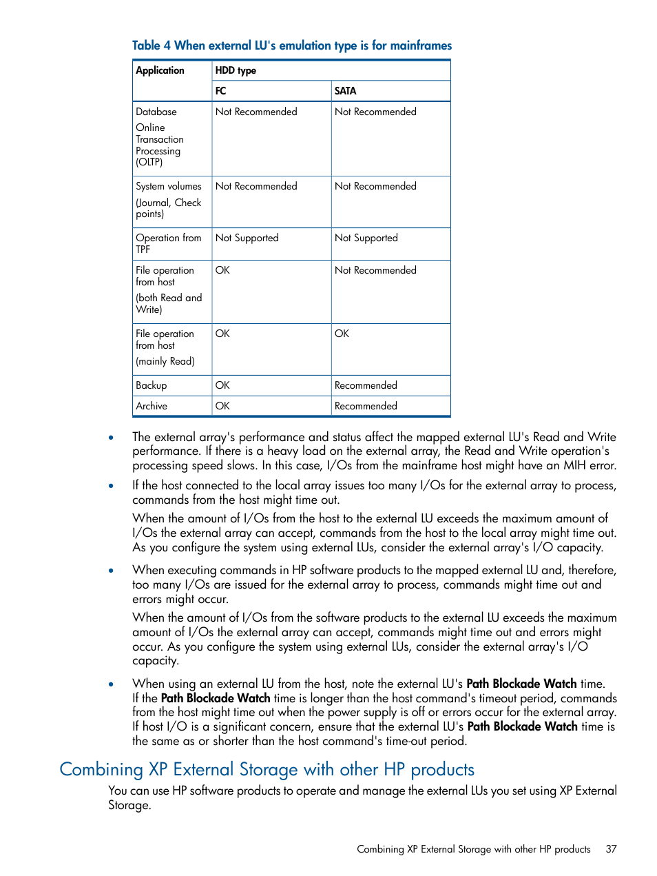 HP StorageWorks XP Remote Web Console Software User Manual | Page 37 / 169