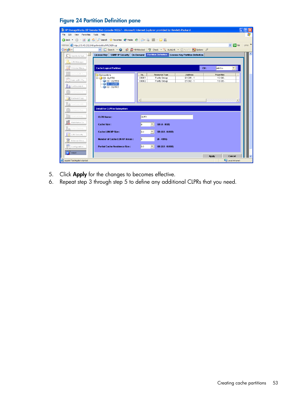 HP StorageWorks XP Remote Web Console Software User Manual | Page 53 / 169