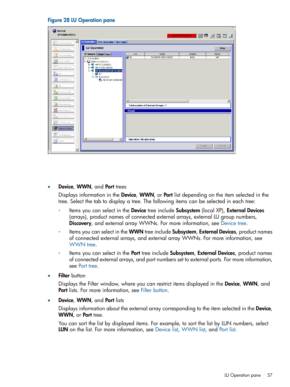 HP StorageWorks XP Remote Web Console Software User Manual | Page 57 / 169