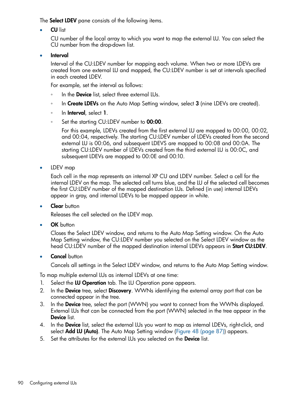 HP StorageWorks XP Remote Web Console Software User Manual | Page 90 / 169