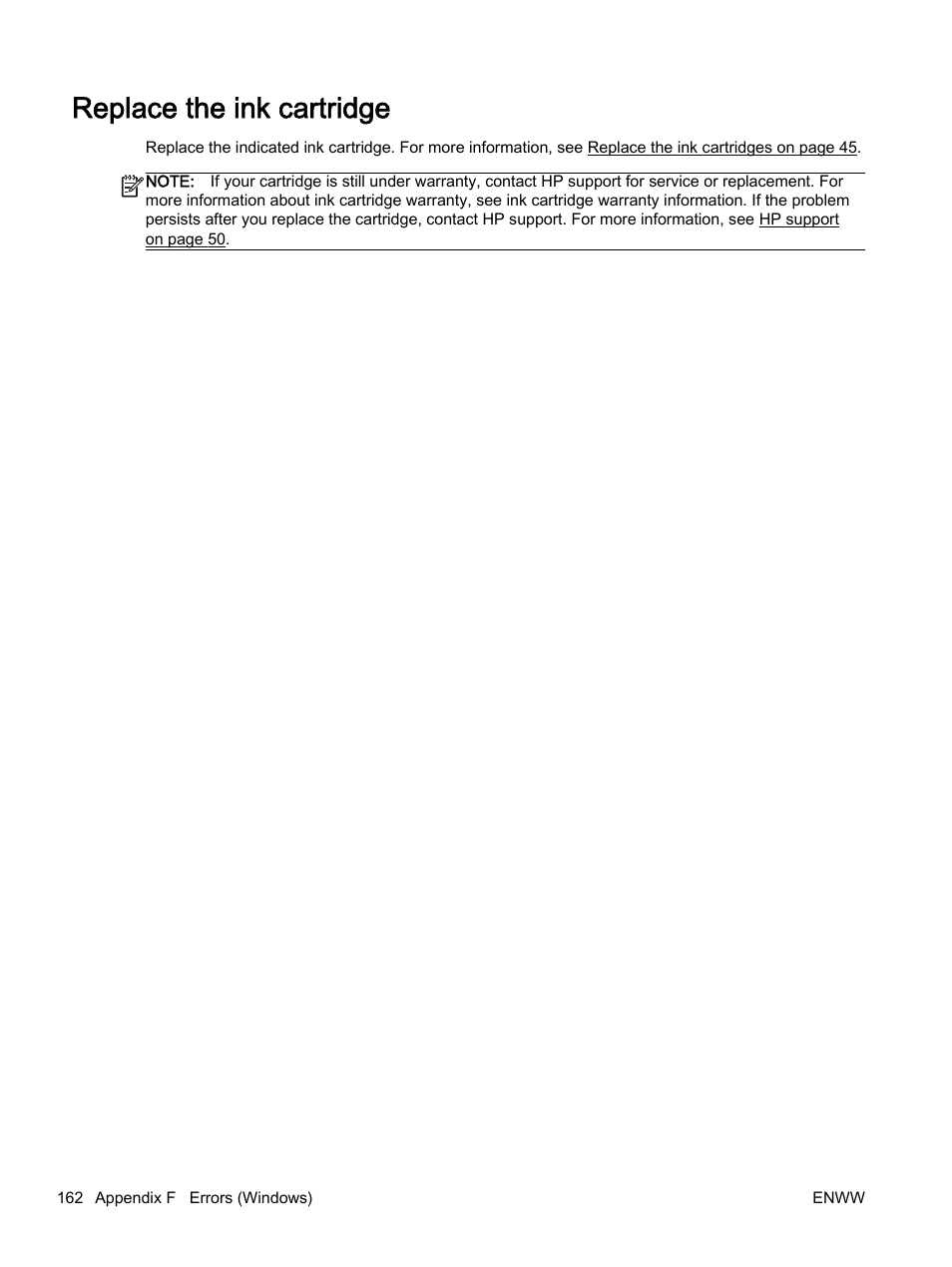 Replace the ink cartridge | HP Officejet 7110 Wide Format ePrinter - H812a User Manual | Page 175 / 213