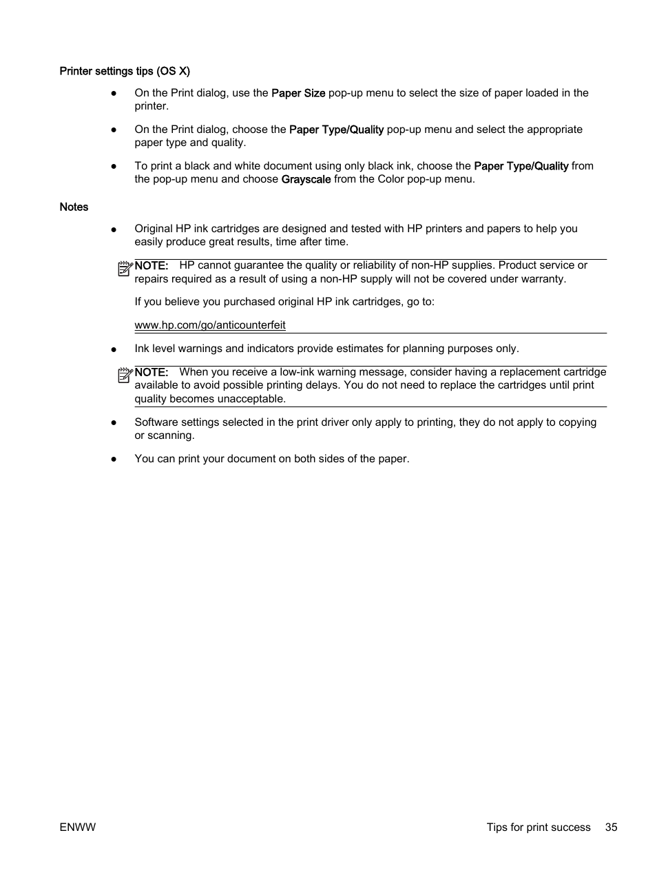 HP Officejet 7110 Wide Format ePrinter - H812a User Manual | Page 48 / 213