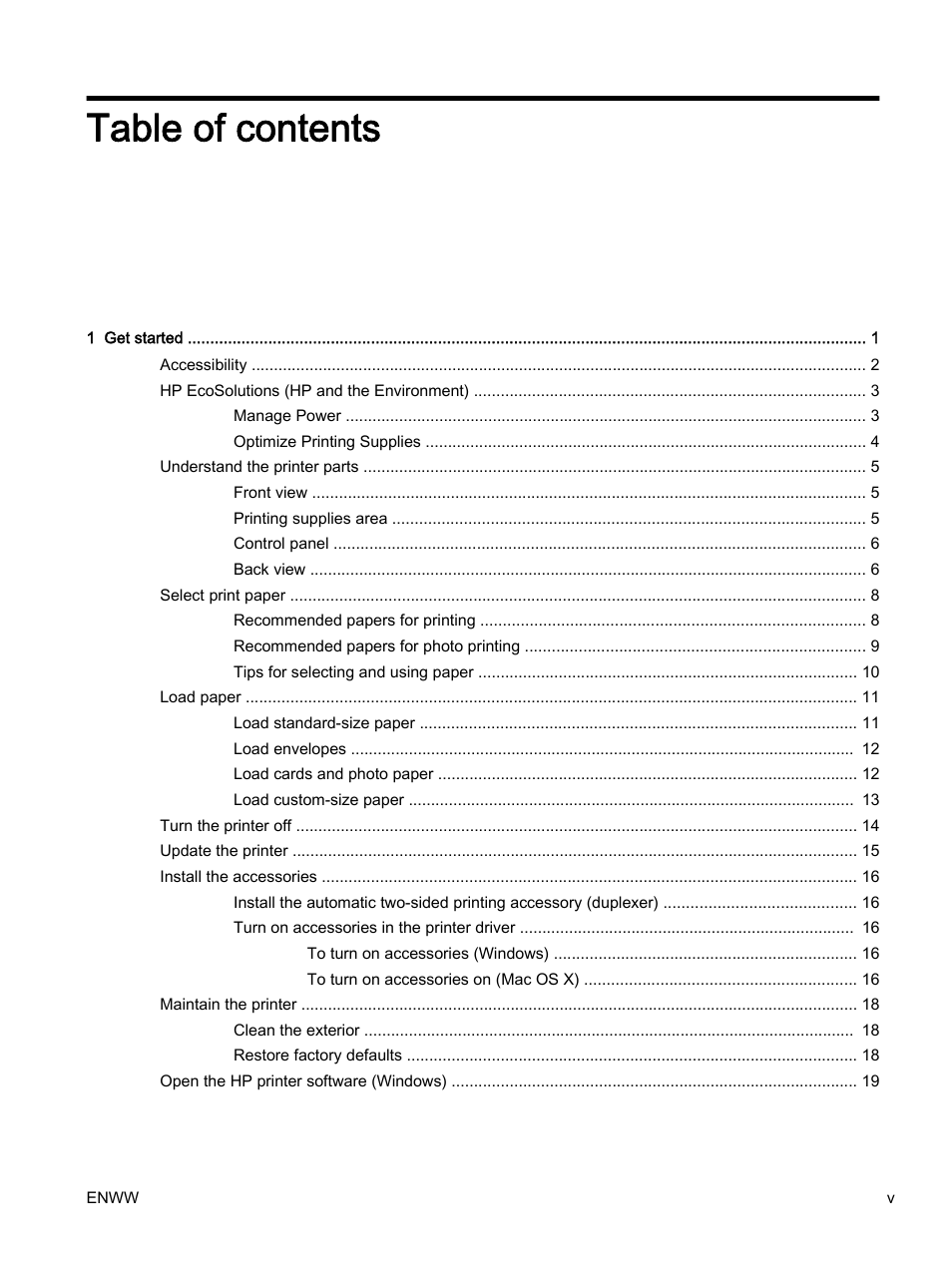 HP Officejet 7110 Wide Format ePrinter - H812a User Manual | Page 6 / 213