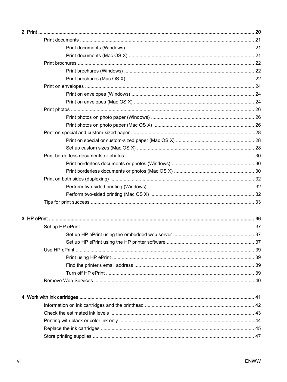 HP Officejet 7110 Wide Format ePrinter - H812a User Manual | Page 7 / 213