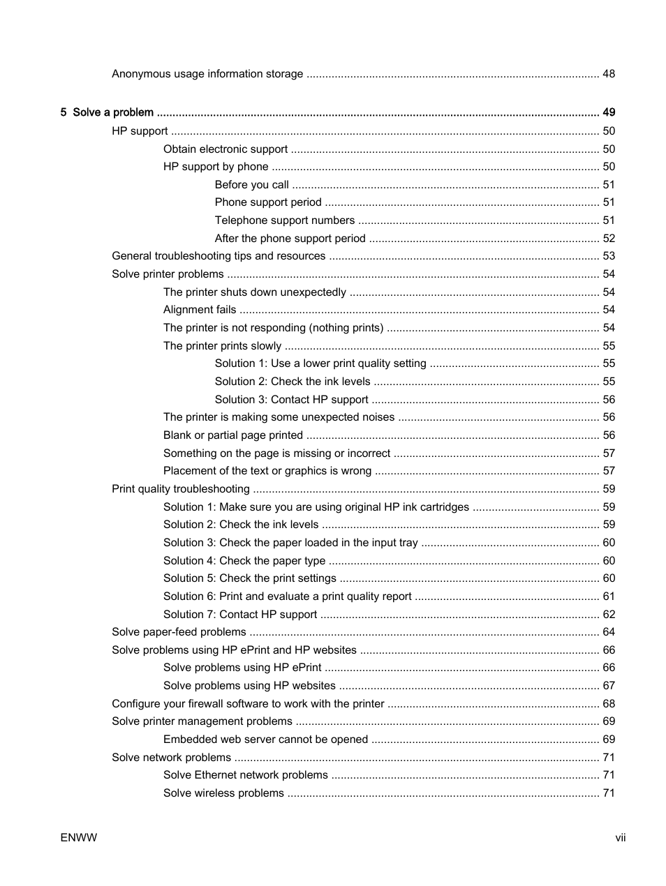 HP Officejet 7110 Wide Format ePrinter - H812a User Manual | Page 8 / 213