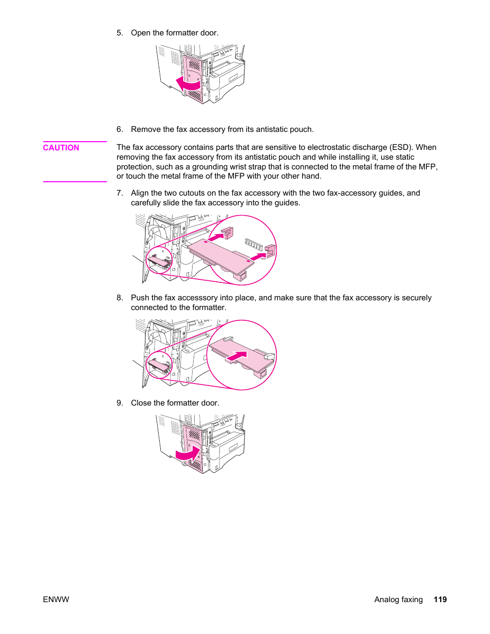 HP LaserJet 4345 Multifunction Printer series User Manual | Page 133 / 324