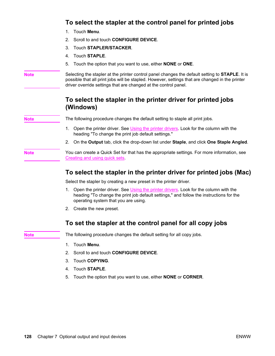 HP LaserJet 4345 Multifunction Printer series User Manual | Page 142 / 324