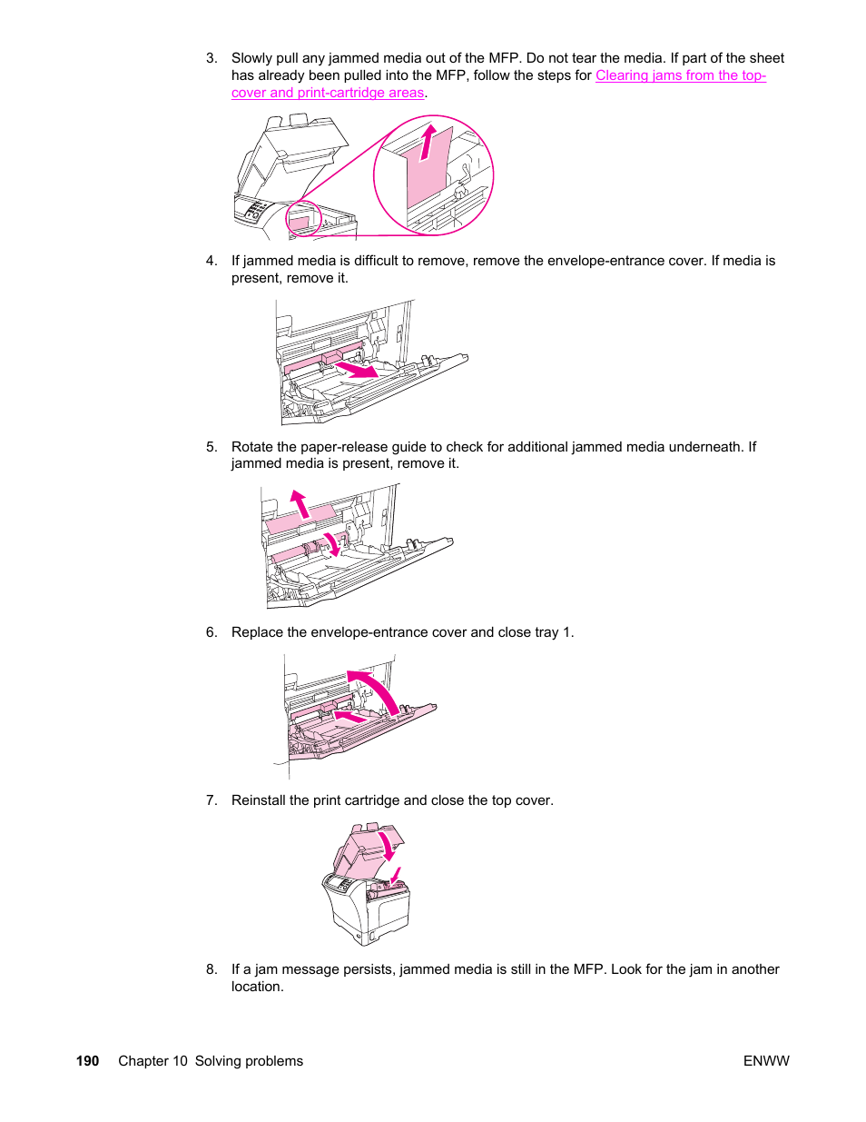 HP LaserJet 4345 Multifunction Printer series User Manual | Page 204 / 324