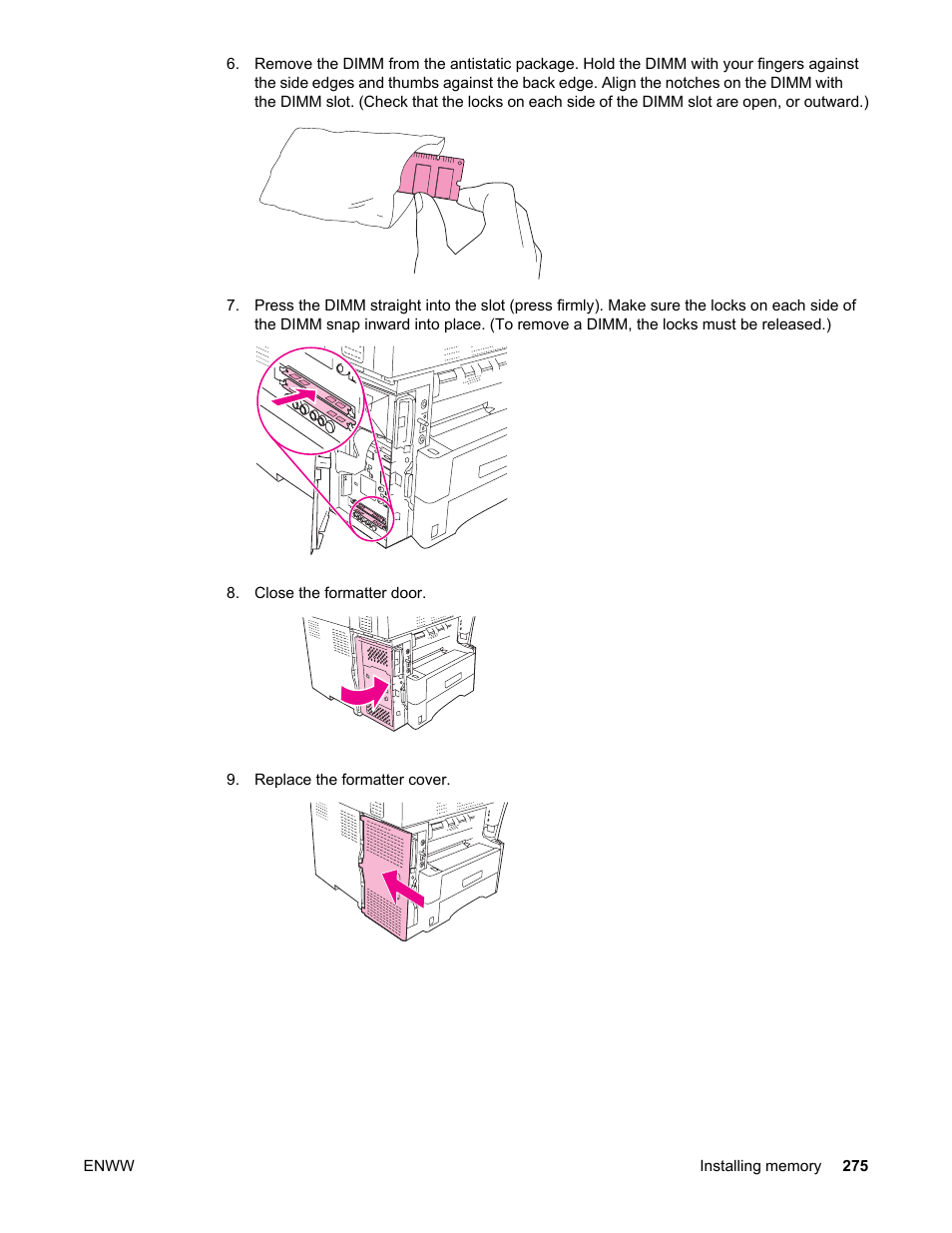 HP LaserJet 4345 Multifunction Printer series User Manual | Page 289 / 324